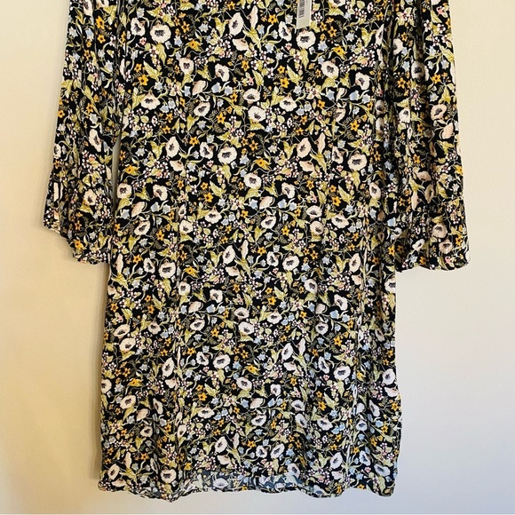 Rolla's Lizzy Elizabeth Meadow Floral Dress Black Size 12 / L Boho Casual NEW - Picture 9 of 16
